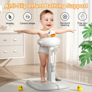 baby bath tub with shower stand adjustable