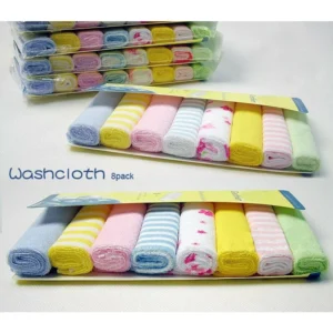 baby washcloths set soft absorbent organic cotton washable