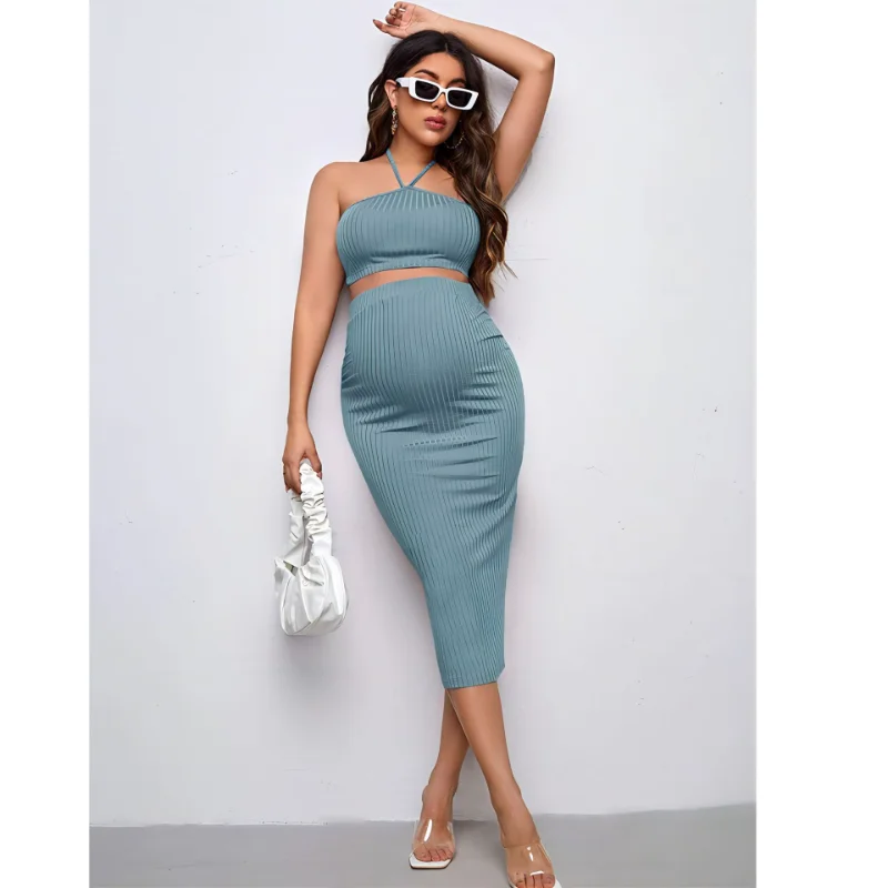 maternity camisole top and pencil skirt set maternity camisole top and pencil skirt set