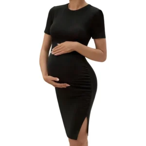fashion maternity clothing black skirt